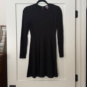 Vince Camuto Classic Black Long Sleeve Dress Size 2
